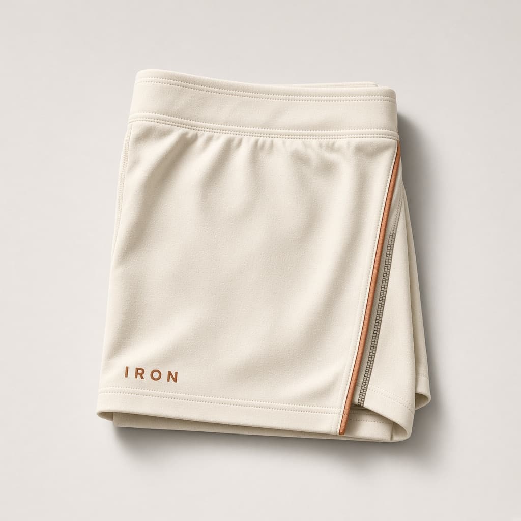Shorts de treino na cor osso